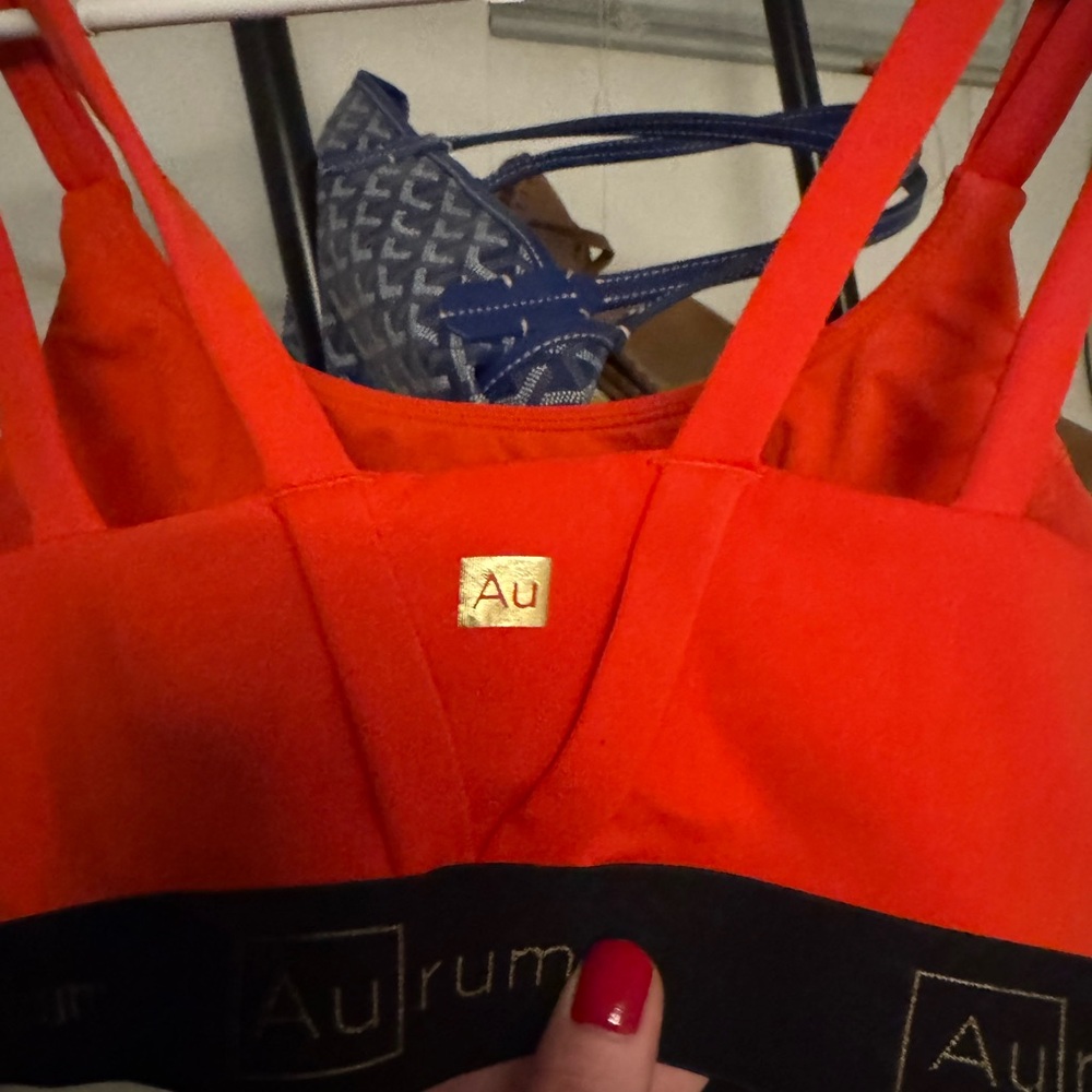 AURUM Activewear Vibrant Red Sports Bra